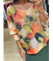 Printed sweater