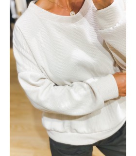 Knitted sweatshirt