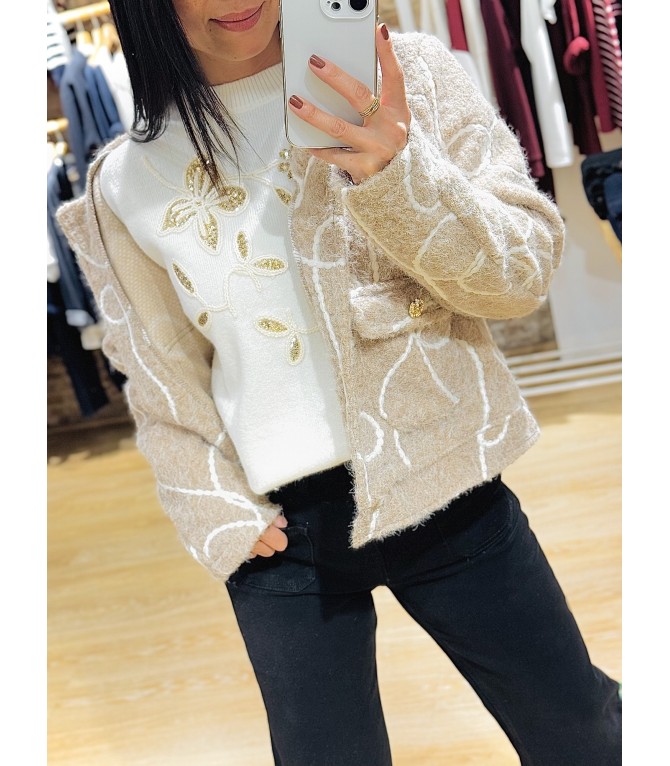 Pantalón tejano bolsillos frontales