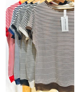 Camiseta rayas c/tul